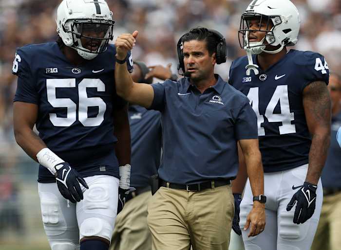 Penn State defensive coordinator Manny Diaz